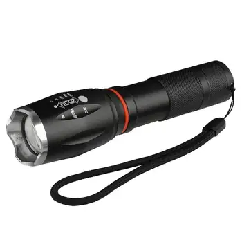 

Super Bright T6 LED 18650 Battery Flashlight Tail With Magnet For Outdoor LED Light Waterproof Flashlight T6 LED Flashlight