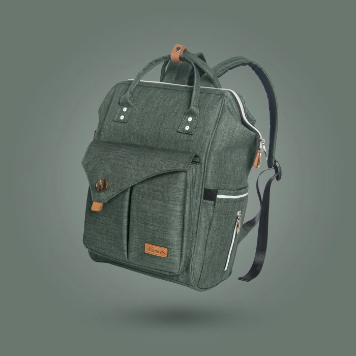 Green Diaper Bag Сумка для подгузников для беременных, модный многофункциональный дорожный рюкзак для мам, большая вместительность, водонепроницаемые детские сумки для подгузников для мам - Цвет: Green Diaper Bag