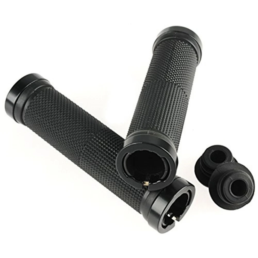 1 Pair Bike Mountain Bicycle Handle Handlebar Soft Rubber Bar End Grips