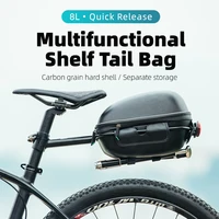 ROCKBROS Bike Bag Waterproof Hard Shell Hang Rear Reflective Light Load-Bearing Saddle Bag EVA Large Capacity Seat Bicycle Bag