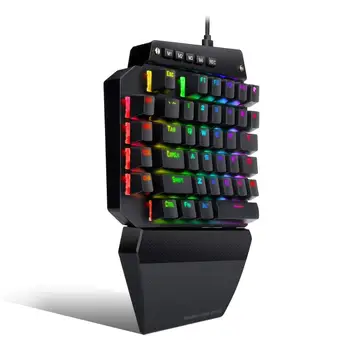 

RedragonK583 One Handed RGB Backlit Mechanical Gaming Keyboard 44 Key Gamepad IDA with Programmable Keys Macro Recording