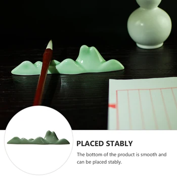 

Chinese Ceramic Brush Pen Holder Calligraphy Brush Rack Ceramic Brush Shelf