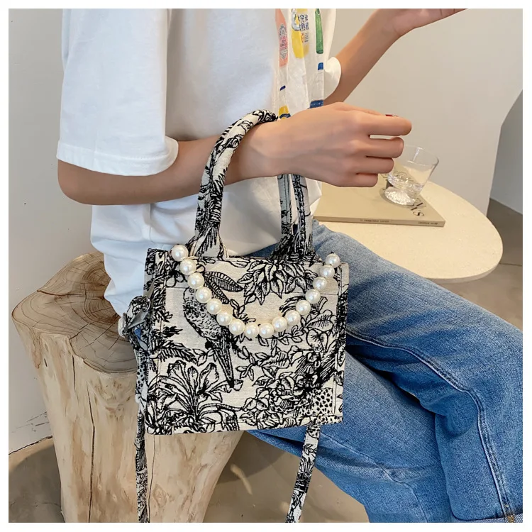 2021 Fashion Luxury Designer Handbag Brand Bag Purses and Handbags for Women Shopper Jacquard Embroidery Beach Shoulder Tote Bag