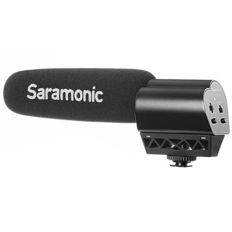 Saramonic VMIC Pro конденсаторный видео микрофон с прорезиненным Shockmount, фильтр высокого разрешения, для DSLR камер и видеокамер