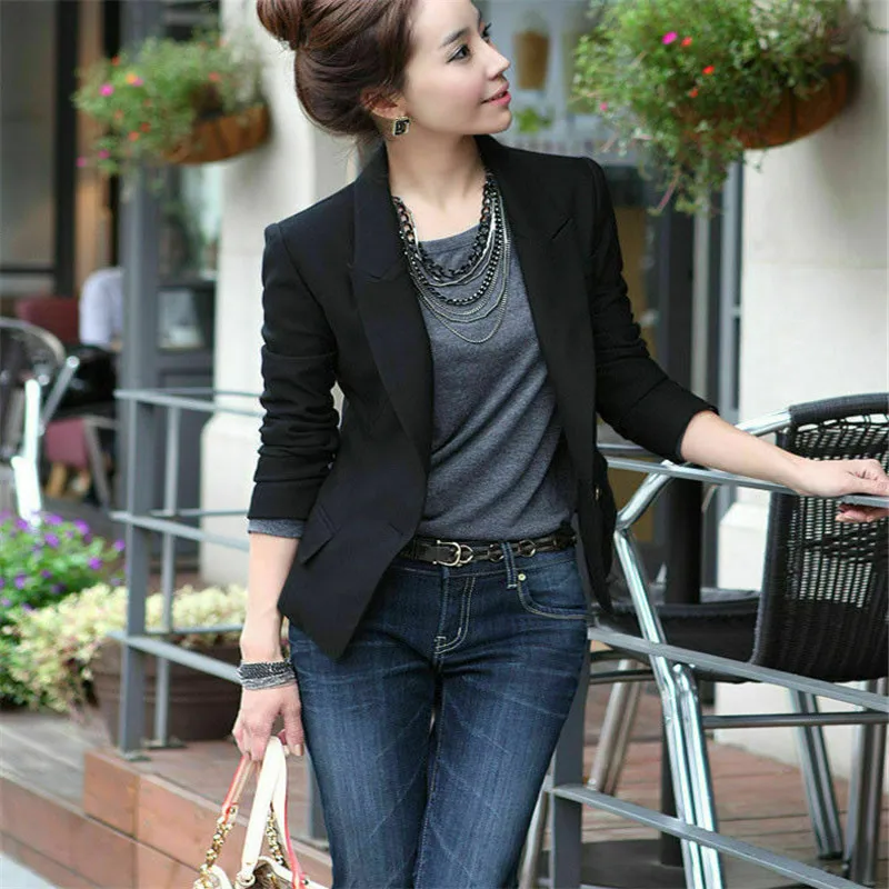 Simple black blazer Clearance