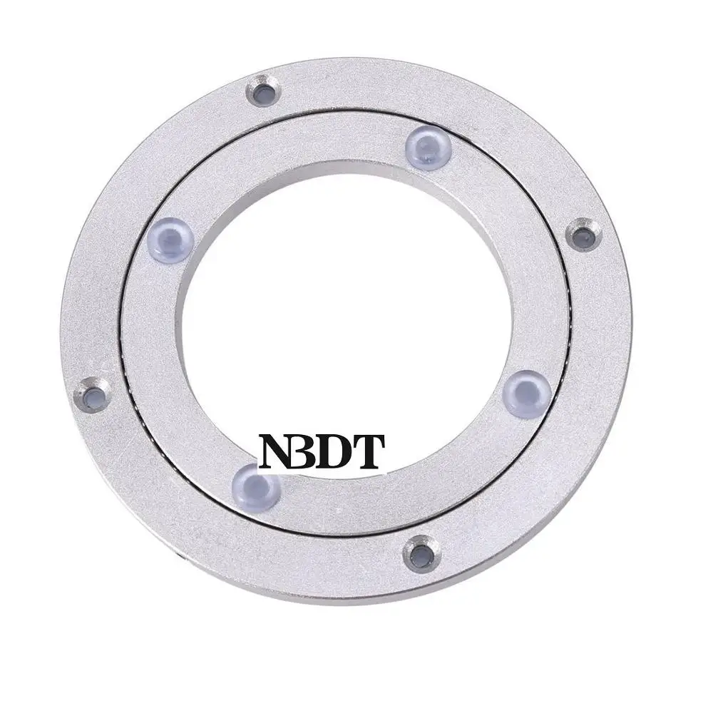 Aluminum Turntable Ball Bearing Table Swivel Plate Lazy Susan Turn Table Restaurant Dining Table Cake Decoration TV Monitor