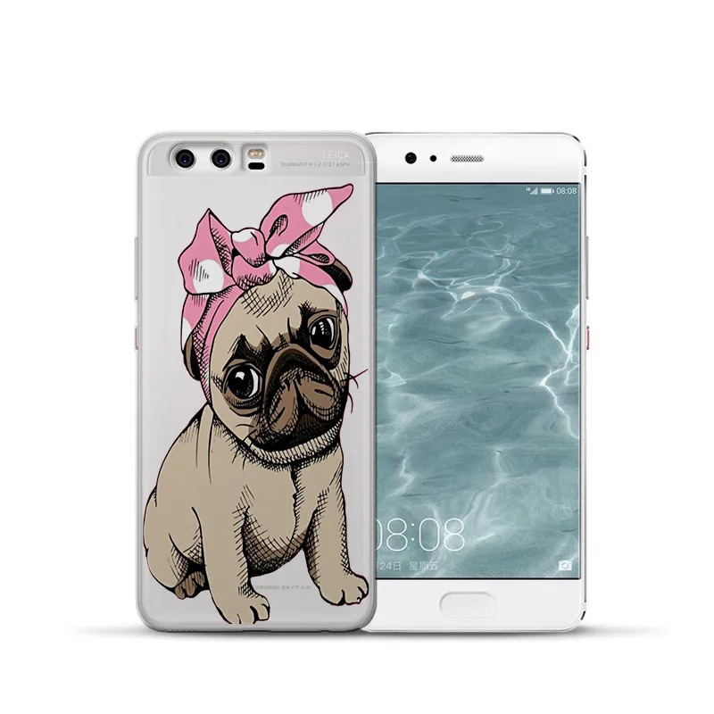 Мультяшная кошка собака для Huawei Mate 9 10 20 P8 P9 P10 P20 P30 P Smart Lite Plus Pro чехол для телефона Etui funda animal capa