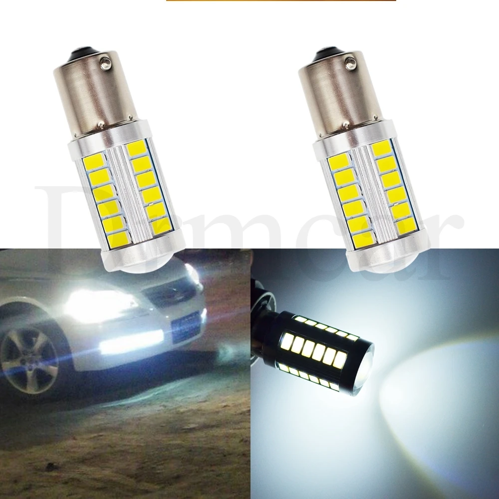 White Red Yelow 1156 BA15S 1157 BAY15D 7443 3157 P21 33SMD 5730 Car Brake Light Tail Lamps Turn Signal Auto Rear Reverse Bulbs (12)