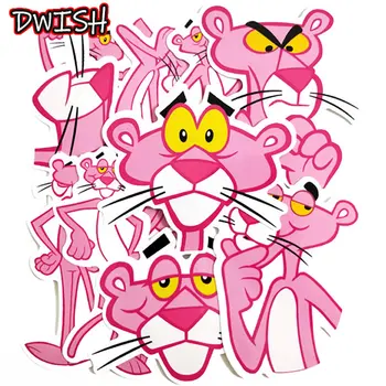 

10pcs/Pack Waterproof PVC Cartoon Pink Panther Vsco Girl Stickers Skateboard Guitar Suitcase Freezer Graffiti Sticker Kids Toy