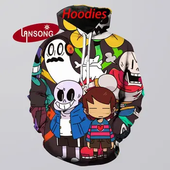 

new hip hop streetwears 3d print hoodies mens undertale chara harajuku sweashirts/pants jacket men short hooded homme clothes
