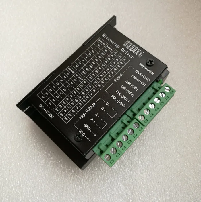 TB6600 одноосный 4А Драйвер шагового двигателя контроллер 9~ 40 в микро-шаг ЧПУ GV99
