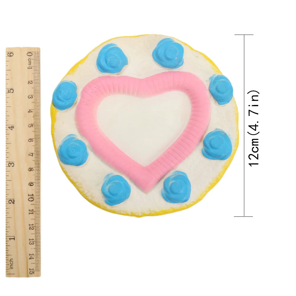 Kawaii в форме сердца мягкие игрушки в виде тортов медленно поднимающийся крем торт многослойный торт дети новогодняя игрушка подарок