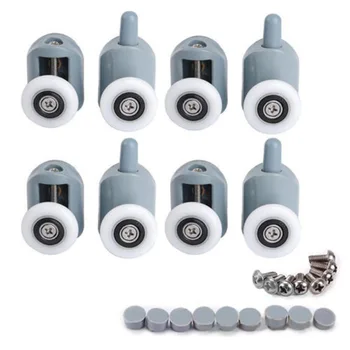 

8*Shower Rooms Cabins Roller Shower Door Enclosures Rollers Runners Wheels Tools