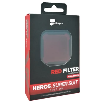 

PolarPro Red Filter for GoPro Hero7 Black / Hero6 / Hero5 Action Camera Accessories Housing