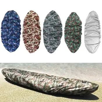

Universal Camouflage Kayak Canoe Boat Cover Waterproof UV Resistant Dust Storage Cover Shield Boat Cover 3.1-3.5 Meters Boat