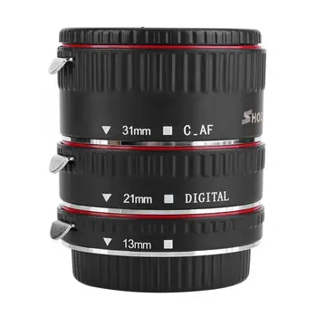 

SHOOT lens adapter Extension Tube for Canon EF/EF-S Canon Automatic Auto Focus 31/21/13mm Macro Extension Tube Set Canon EF/EF-S