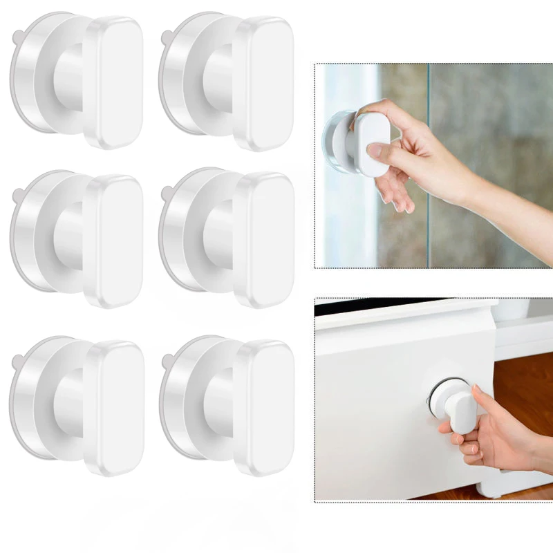High quality Strong Suction Cup Door Pulls Handle Drawer Glass Mirror Wall Tile Handles Toilet Bathroom no trace handle | Дом и сад