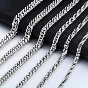 

New Style Stainless Steel Men Cuban Chain Fashion Hip-Hop Style Jewelry