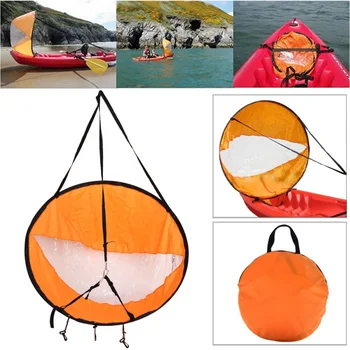 

1pcs Foldable Kayak Wind Paddle Sailing 42"/108cm Board Sailing Canoe stroke Rowing Boats Wind Clear Window