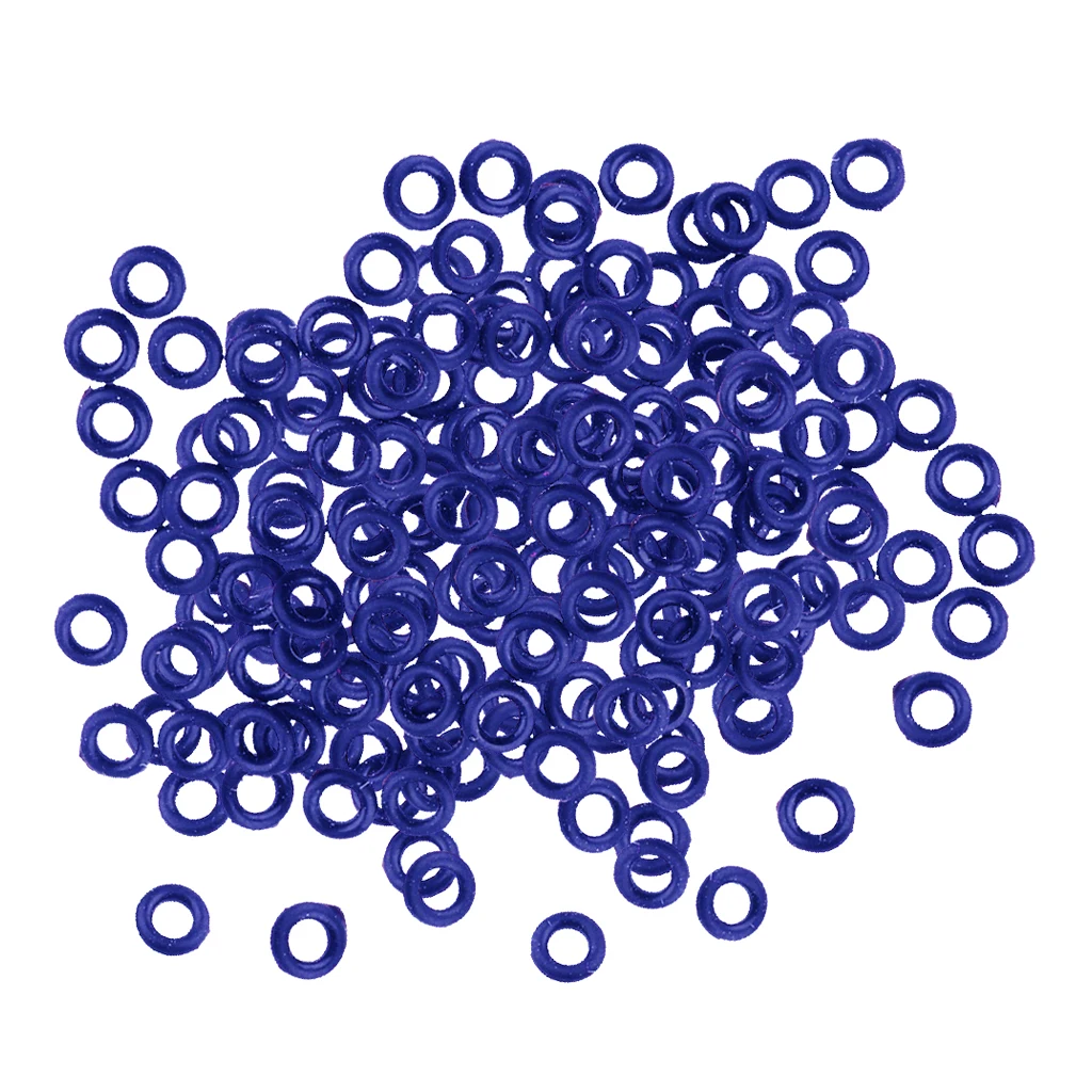 200 Count Rubber O Rings for 2BA Aluminum  Stems Shafts Tightening