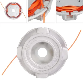 

25.4mm Bore Bump Spool Tool Replacement Thread Line Aluminium Alloy Easy Install Brush Cutter Strimmer Head Universal Durable