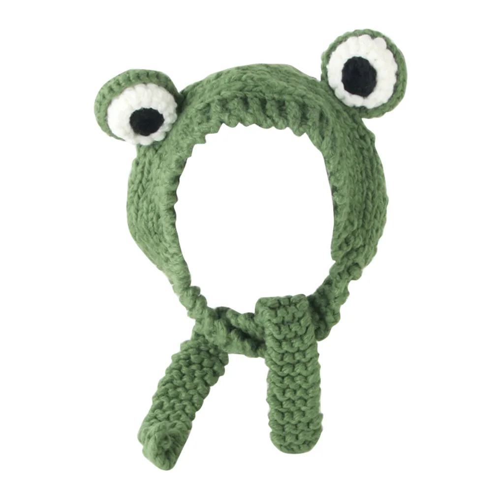 

Kid's Caps And Hats 2019 Winter Warm Children Animal Head A Woolen Cap With Big Eyes Heating Headgear Hat Cap Sombreros Mujer