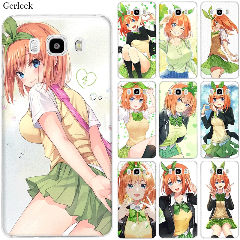 Чехол для телефона samsung Galaxy J1 J2 J7 J5 J6 J3 Prime жесткий чехол с защитой от Nakano Yotsuba Quintuplets