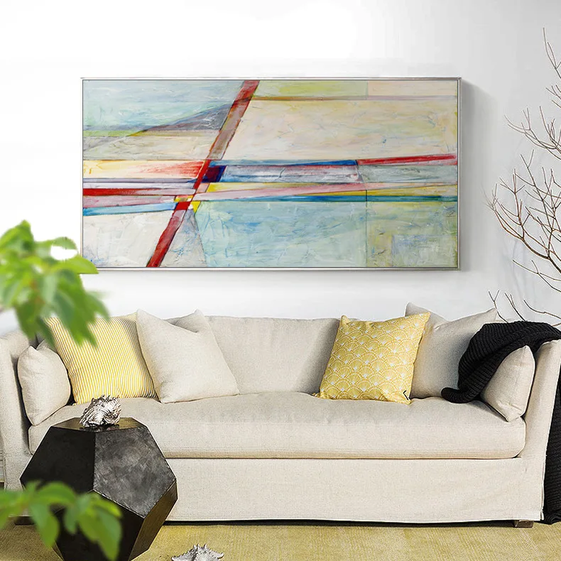 Home Decoration Modern Abstract Art Oil Painting Posters and Prints Wall Art Canvas Painting Pictures for Living Room No Frame