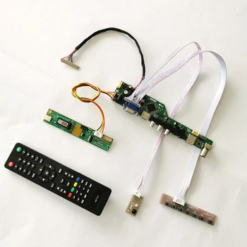 

Fit N141XA/N141XB/N141XC 1CCFL 14.1" 30Pin LVDS laptops panel Audio HDMI VGA USB Remote 1024*768 LCD display controller card kit