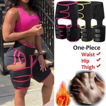 

Faja Reductoras Sauna Corset Thigh shaper Waist Trainer Belt Slimming Sweat Pants Women Thigh Trimmers Leg Shaper Fat Burning US