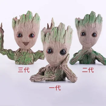 

Cute Tree Figurines Miniature Model Desktop Decoration Ornamens Home Decor Accessories Baby Pen Holder Plants Flower Pot