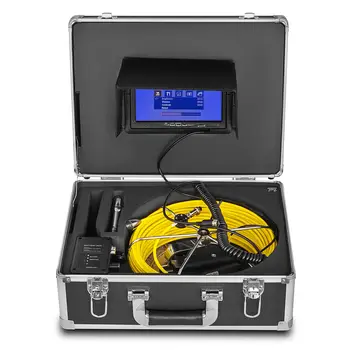 

30M 7 "IP68 Waterproof Pipe Inspection Video Camera Night Vision Sewers