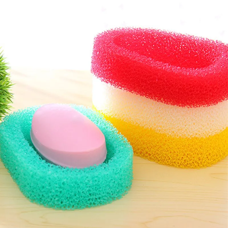 10 шт. мыльница креативная губка для хранения мыла легко впитывает воду Товары