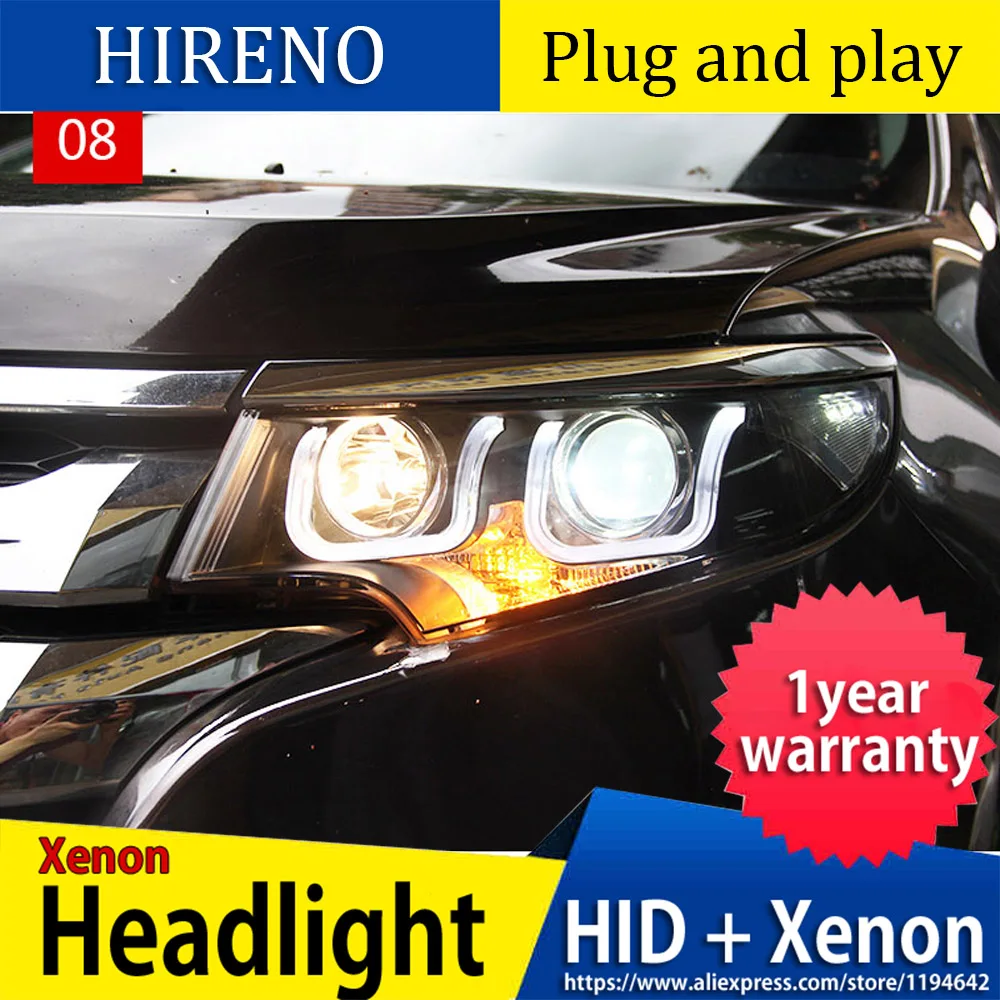 Special Offers Car Styling for Edge Headlights 2010 2012-2014 New Edge LED Headlight DRL Bi Xenon Lens High Low Beam Parking Fog Lamp