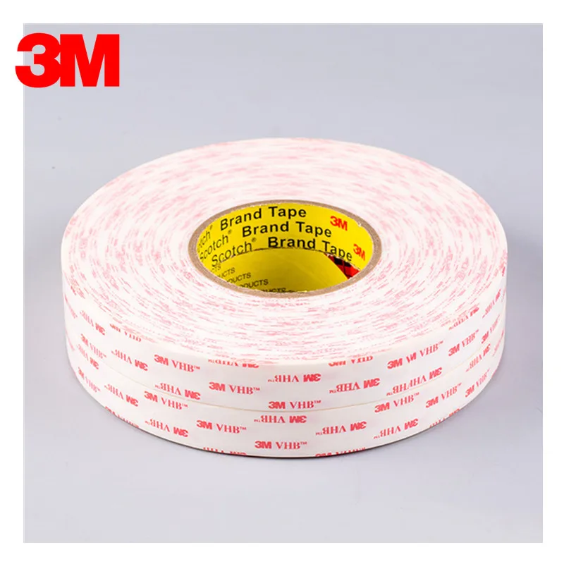 

3M 4930 VHB Double Sided Tape White, 1/2INX33M/roll , Thick 0.6mm ,Dropshipping