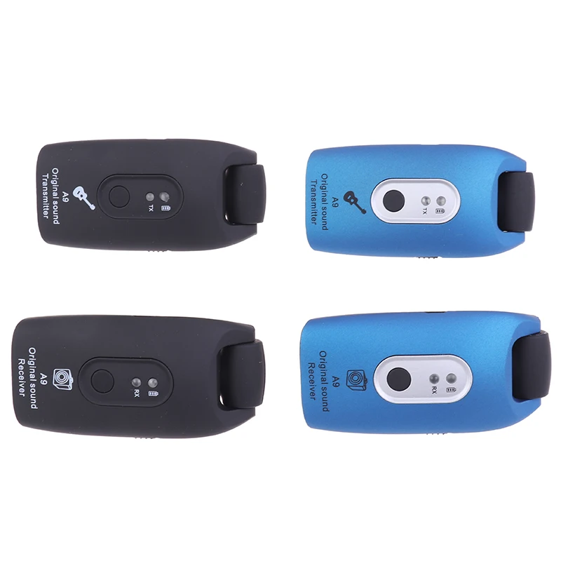 2.4Ghz Wireless Guitar System Transmitter and Receiver 6-Channel Universal 1/4 for Electric Guitar Bass Amplifier Bateria Mixer
