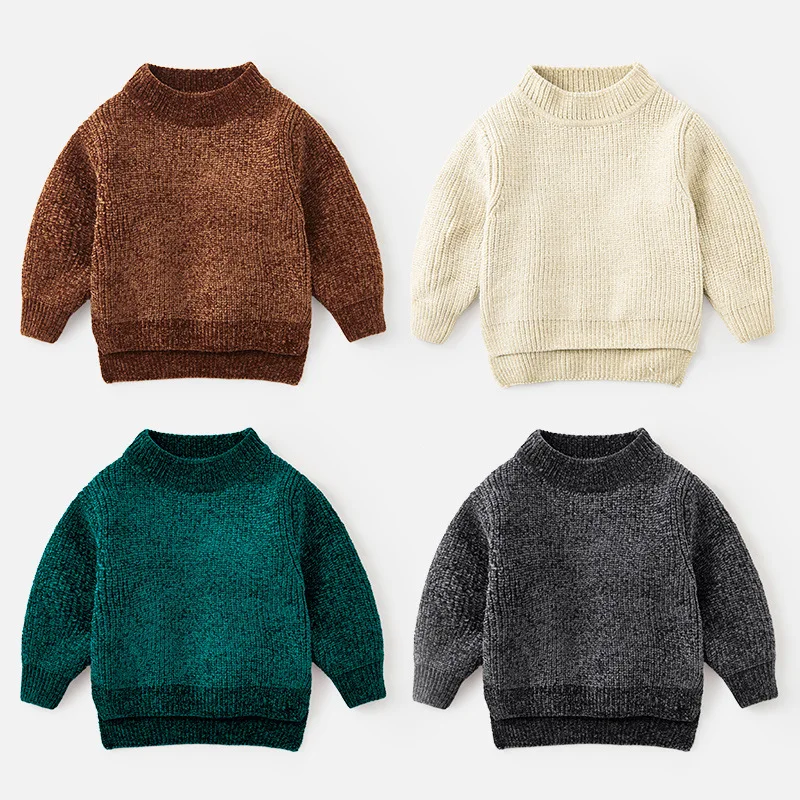 

Neil Half-Turtle-Neck Sweater Baby Pullover Small CHILDREN'S Warm Snow BOY'S Autumn And Winter Play Casual Clothing Children Non