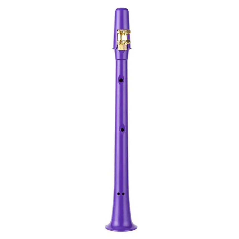 Purple 6 цветов пластиковый мини карманный саксофон детский музыкальный подарок деревянный духовой инструмент профессиональные музыкальные инструменты переносной саксофон - Цвет: Purple