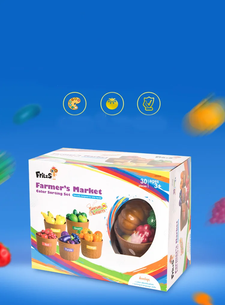 Домашняя игрушка, детский сад, растительный фрукт, модель, моделирование, детское питание, познавательное, раннее образование, головоломка, пластиковые игрушки