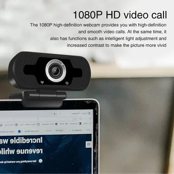 

Manual Focus Free Adjustment Plug And Play Video Calling Home Office HD Webcam For PC Laptop Live Streaming Built In Microphone