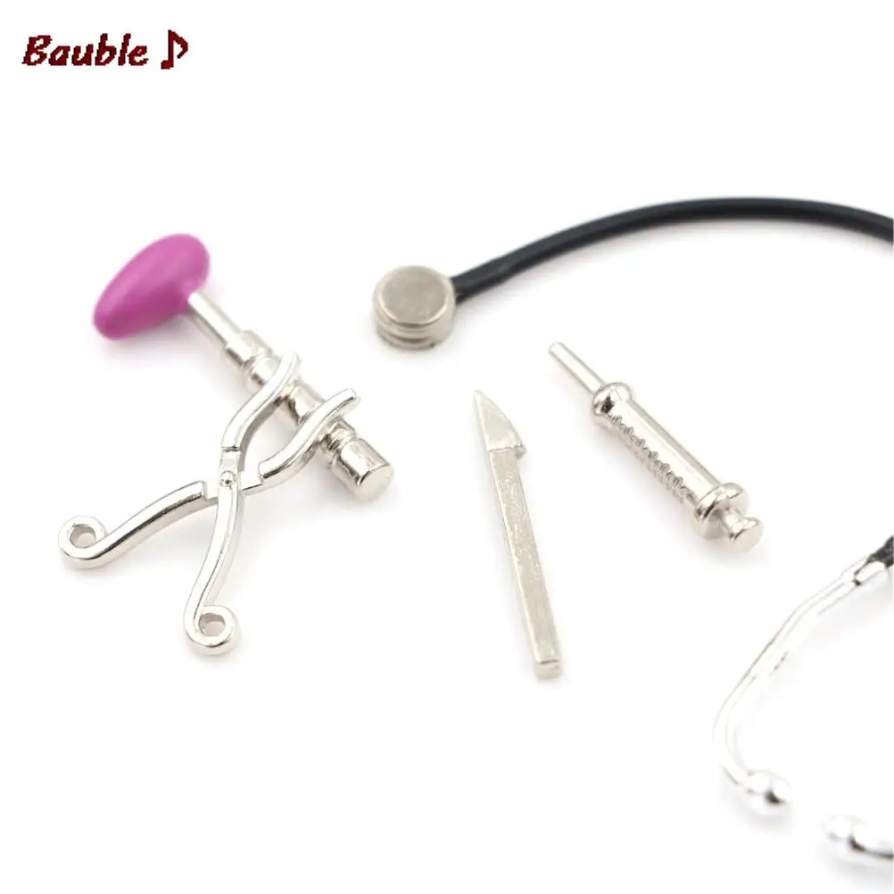 Doctor Play Set Doctor Nurse Toys Doctor Toys Kit 1 Set Dollhouse Miniature Simulation Mini Plastic Doctor Nurse Medical Set Pretend Play House Toys For Kids Children