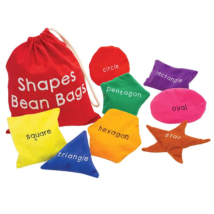 

Children'S Educational ENLIGHTEN Early Education Shape Color Cognitive System Sense Training Embroidered English Lettered Game S