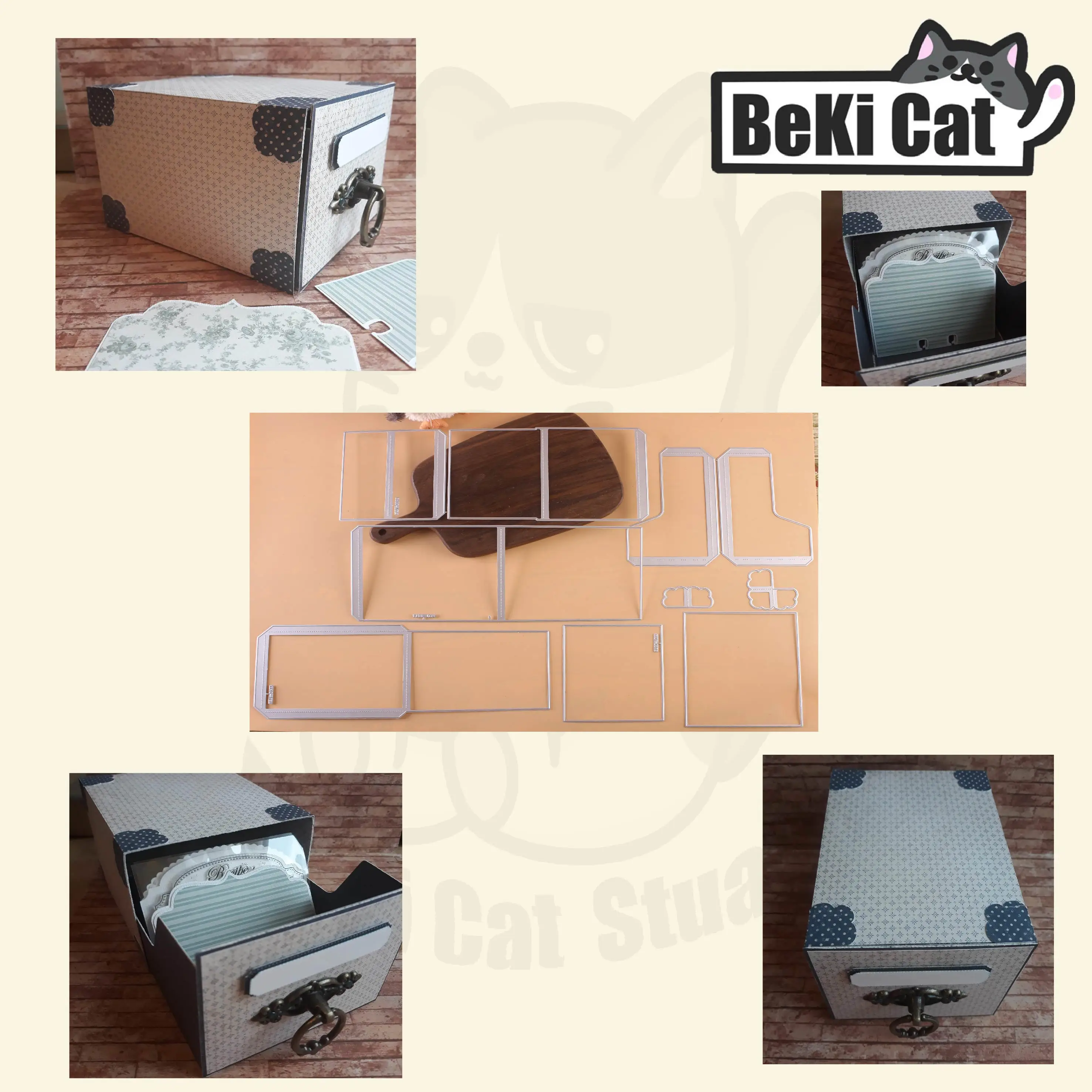 

Memorydex and Address card box Metal Cutting Dies Stencils for DIY Scrapbooking photo album Decorative DIY Paper Cards