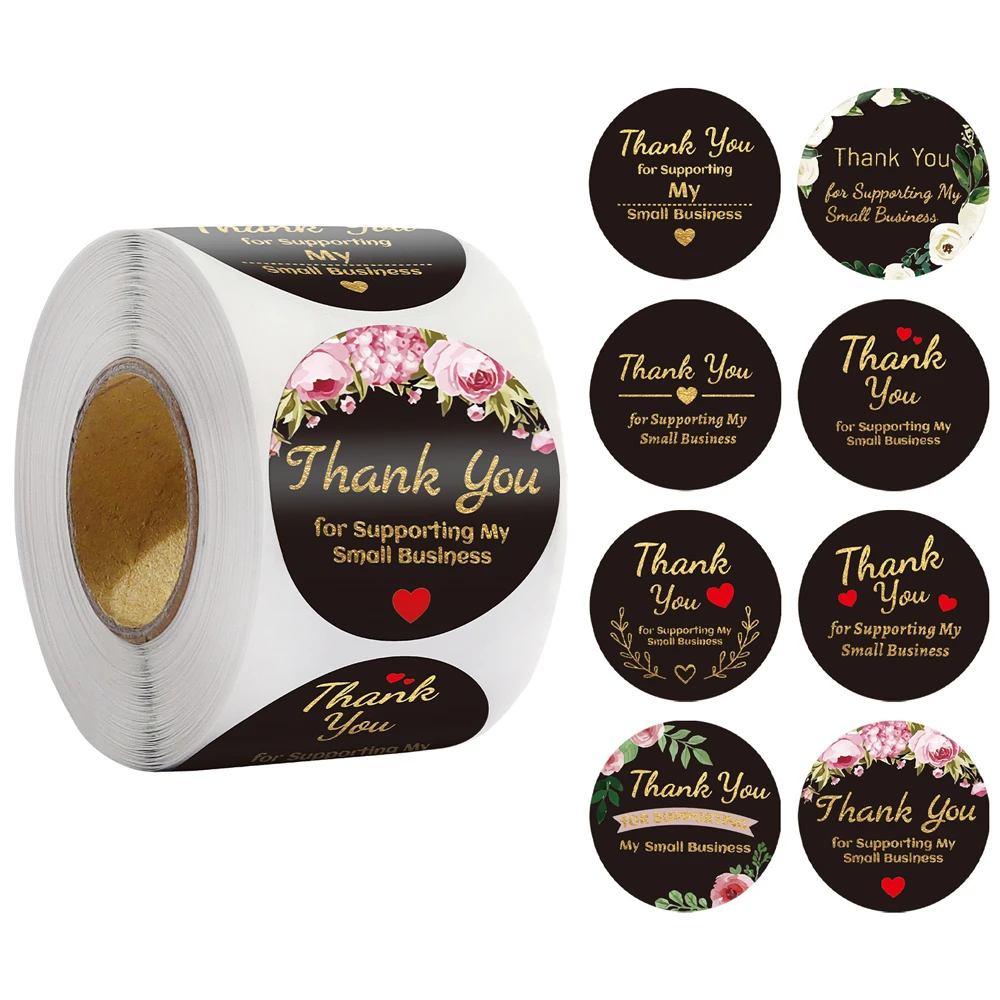 Terima Kasih Telah Mendukung Bisnis Saya Stiker Kraft dengan ...
