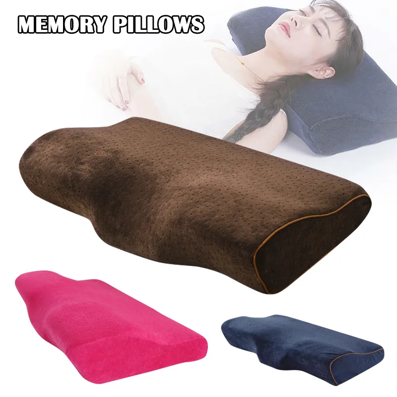 Memory Foam Pillow Cervical Orthopedic Neck Support Massage Bed Pillows DNJ998