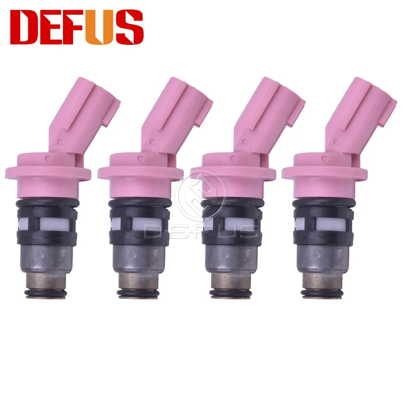 Pink 4 шт. Топливная форсунка 16600-73C00 для Nissan Almera N15 Primera P11 Солнечный N14 Y10 1,6 A46-H02 1660073C00 A46-H12 16600 73C00 - Цвет: Pink