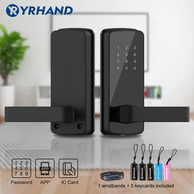 электронный дверной замок Корейском стиле Расширенный пароль digital smart bluetooth с TT