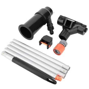 

Pool Vacuum Cleaner Portable for Swimming Pool Pond Vacuum Jet 5 Pole Sections Detachable Cleaning Tools