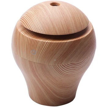 

250Ml USB Essential Oil Diffuser Aroma Wood Lamp Air Humidifier Aromatherapy Electric Aroma Diffuser Mist Maker for Home Light W