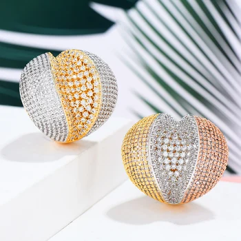 

GODKI Luxury Shark Mouth African Statement Ring For Women Wedding Crystal Zircon Dubai Bridal Finger Ring Jewelry Addiction 2018